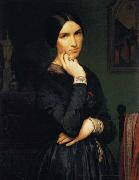 Hippolyte Flandrin Portrait of Madame Flandrin painting